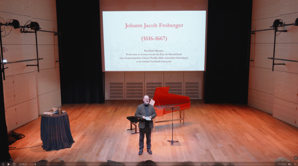 Johan Jakob Froberger, musicien européen à la cour des Wurtemberg – Denis Morrier